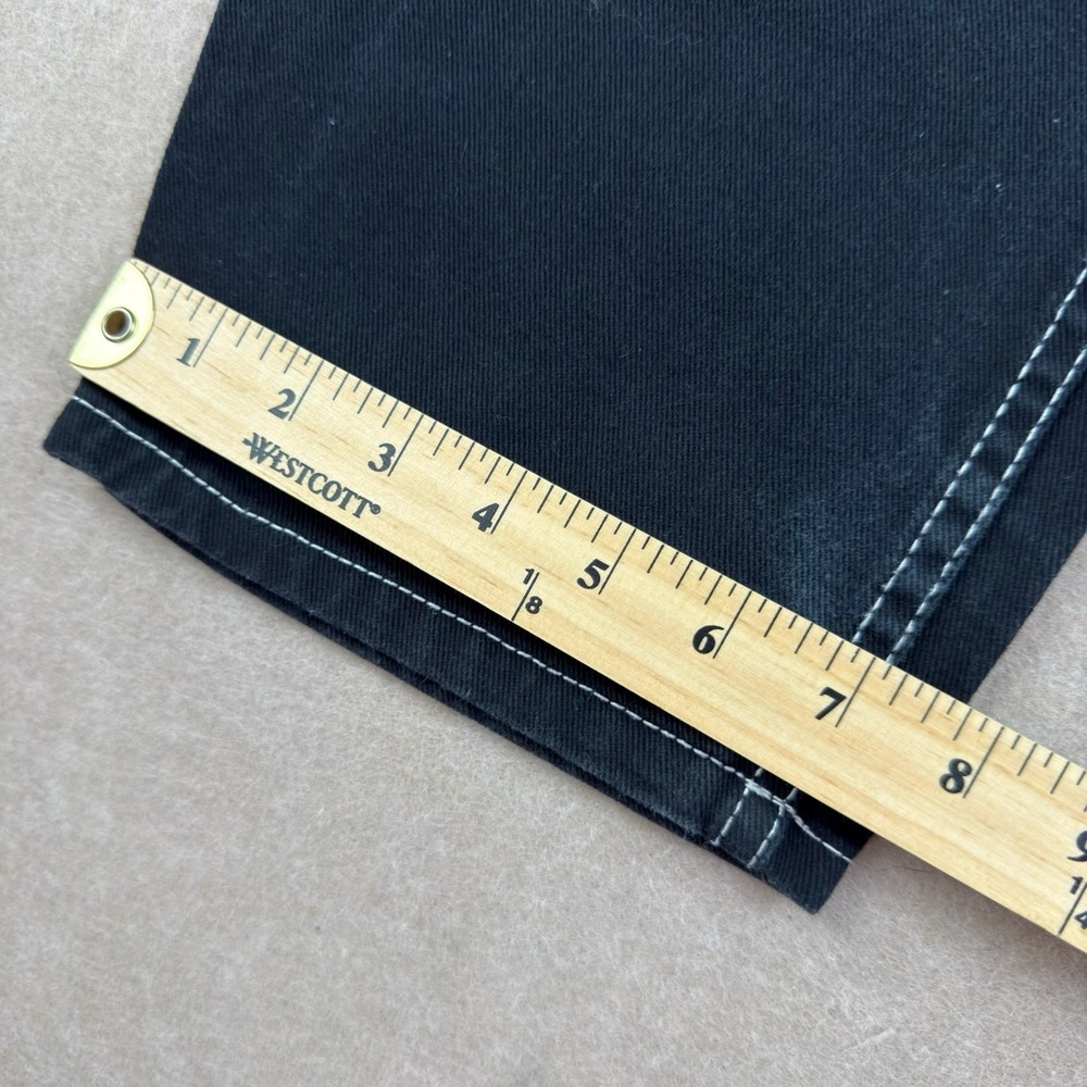 Y2K Empyre Jeans Men's 2 Black Tori Contrast‎ Stitch Carpenter Skater Mid Rise - Picture 11 of 12